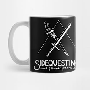 Sidequesting Logo, front and back - White Mug